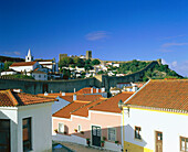 Town View with Old Walls & Castle, Obidos, Estremadura, Portugal