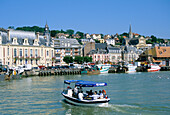 Harbour and Town, Trouville, Normandy, France