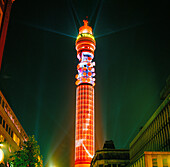 Telecom Tower at Night, London, UK, England