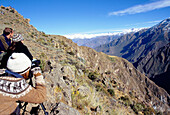 View of Mountain Range, Colca Canyon, Peru