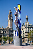 Placa Antoni Lopez, Barcelona, Catalunya, Spain