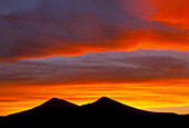 Escanfraga Mountain at Sunset, Corralejo, Fuerteventura, Canary Islands