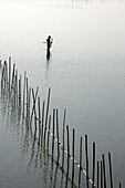 A FISHERMAN, GENERAL, PEOPLE, BURMA