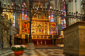 St. Viktor Dom in Xanten, Innenaufnahme, Niederrhein, Nordrhein-Westfalen, Deutschland, Europa