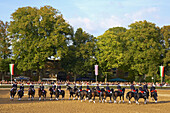 Hengstparade, Warendorf, Münsterland, Nordrhein-Westfalen, Deutschland