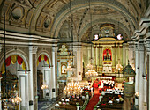 Interior view of San Agustin church at Intramuros district, Manila, Luzon Island