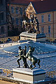 Statuen, Altes Museum, Karl Friedrich Schinkel, Museumsinsel, Berlin, Deutschland