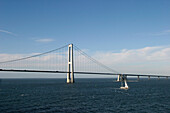Great Belt bridge, Baltic sea, Kattegat, Denmark