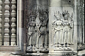 Angkor Wat, Bas-reliefs at Pre Rup Temple, Siem Reap, near, Cambodia