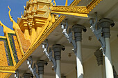 Royal Palace, exterior details, Phnom Penh City, Cambodia