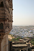 View over city from Mehrangarh Fort, Jodhpur, Rajasthan, India
