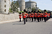 Changing the Guard parade, Windsor, Berkshire, UK, England