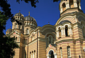 Nativity Orthodox Cathedral in the Old Town, Riga, Latvia