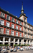 Plaza Mayor, outdoor restaurants, Madrid, Spain