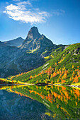 Kiezmarska Valley, Green Lake in autumn, Tatra Mountains, Slovakia