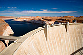 Glen Canyon Dam at Lake Powell, Page, Arizona, USA