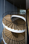 Wendeltreppe im Museum im Kunstzentrum, Santa Cruz de Tenerife, Teneriffa, Kanarische Inseln, Spanien, Europa