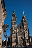 St. Lorenz Church in Nuremberg, Franconia, Bavaria, Germany, Europe