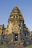 Prang des Prasat Hin Phimai, Khmer Tempel in der Provinz Khorat, Thailand, Asien