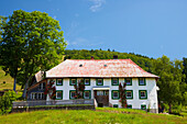 Farmhouse with Garden at Bernau - Hof, Summer, Black Forest, Baden-Württemberg, Germany, Europe