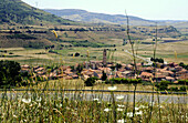 Blick auf das Dorf Semestene im Valle de Nuragheni, Sardinien, Italien, Europa