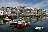 Harbour,  Mevagissey,  the English Channel,  the Atlantic Ocean,  Cornwall,  England,  Great Britain