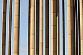 Detail of Spain Pavilion designed by architect Francisco Mangado,  Expo Zaragoza 2008. Zaragoza,  Aragon,  Spain