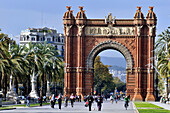 Triumphal Arch,  Barcelona. Catalonia,  Spain