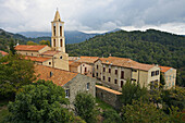 Village of Evisa. Corsica Island,  France