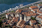 Kotor, old town, St Tryphon Cathedral, 1166, Kotor Bay, Montenegro