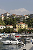 Herceg Novi, harbour, marina, old town, Herceg Novi Bay, Adriatic coast, Montenegro