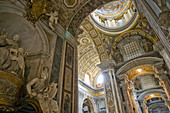 Italy,  Rome,  Vatican City,  Saint Peter´s Basilica.