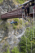 Bungy jumping on the Kawarau Bridge,  New Zealand