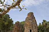 Ruine des Lolei Tempels der Roluos Gruppe, Provinz Siem Reap, Kambodscha, Asien