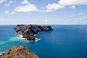 Insel Ilheu de Baixo ou da Cal, Porto Santo, nahe Madeira, Portugal