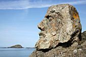 The Rocks Of Rotheneuf Sculpted By The Abbe Fourre, Saint-Malo, Ille-Et-Vilaine (35), France