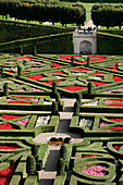 The Gardens, English Style Park, Chateau De Villandry, Indre-Et-Loire (37), France