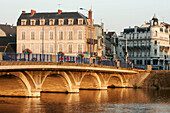 Bridge Over The Cher, Montlucon, Allier (03), France