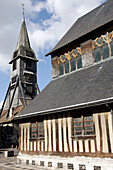 The Bell Tower, Wood Church Of Saint Catherine, Honfleur, Calvados (14), Normandy, France