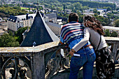 View From The Great Tower, Cathedrale, Bourges, Cher (18), France