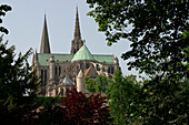 Chevet In The Notre-Dame Cathedral Of Chartres, Eure-Et-Loir (28), France