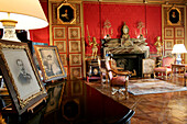 The King'S Salon Or Louis Xiv'S Former Bedroom, Chateau De Maintenon, Eure-Et-Loir, France
