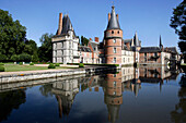 The Ponds In Front Of The Chateau De Maintenon, Eure-Et-Loir, France