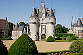 Park And French-Style Gardens At The Chateau De Fraze, Eure-Et-Loir (28), France