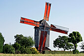Windmill In Bois De Feugeres, Beauce, Eure-Et-Loir (28), France