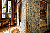 Bed, Diane De Poitiers' Bedroom, Chateau D'Anet, Eure-Et-Loir (28), France