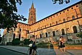 Church Tower Of The Saint-Sernin Basilica, Romanesque Art, Toulouse, Haute-Garonne (31), France