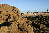 The Fortified Town Of Saint-Malo Seen From The National Fort, Ille-Et-Vilaine (35), France