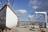 Marina Of Les Bas Sablons, Cite D'Aleth, Saint-Malo, Ille-Et-Vilaine (35), France