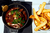 Carbonnade, Beef Stew, Specialty Of Lille, Restaurant 'Le Barbue D'Anvers', Lille, Nord (59), France